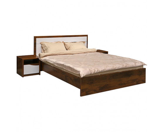Кровать двойная «Монако» с низким изножьем