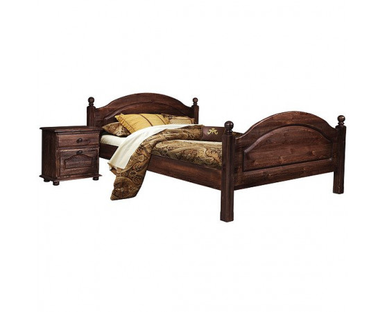 Кровать двойная «Лотос 9005(9011)» БМ701