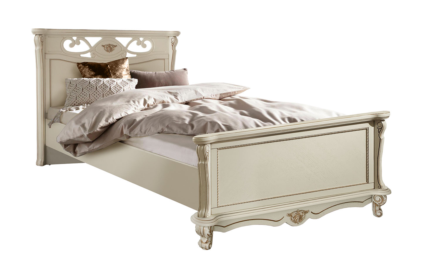 Кровать одинарная «Алези» с высоким изножьем